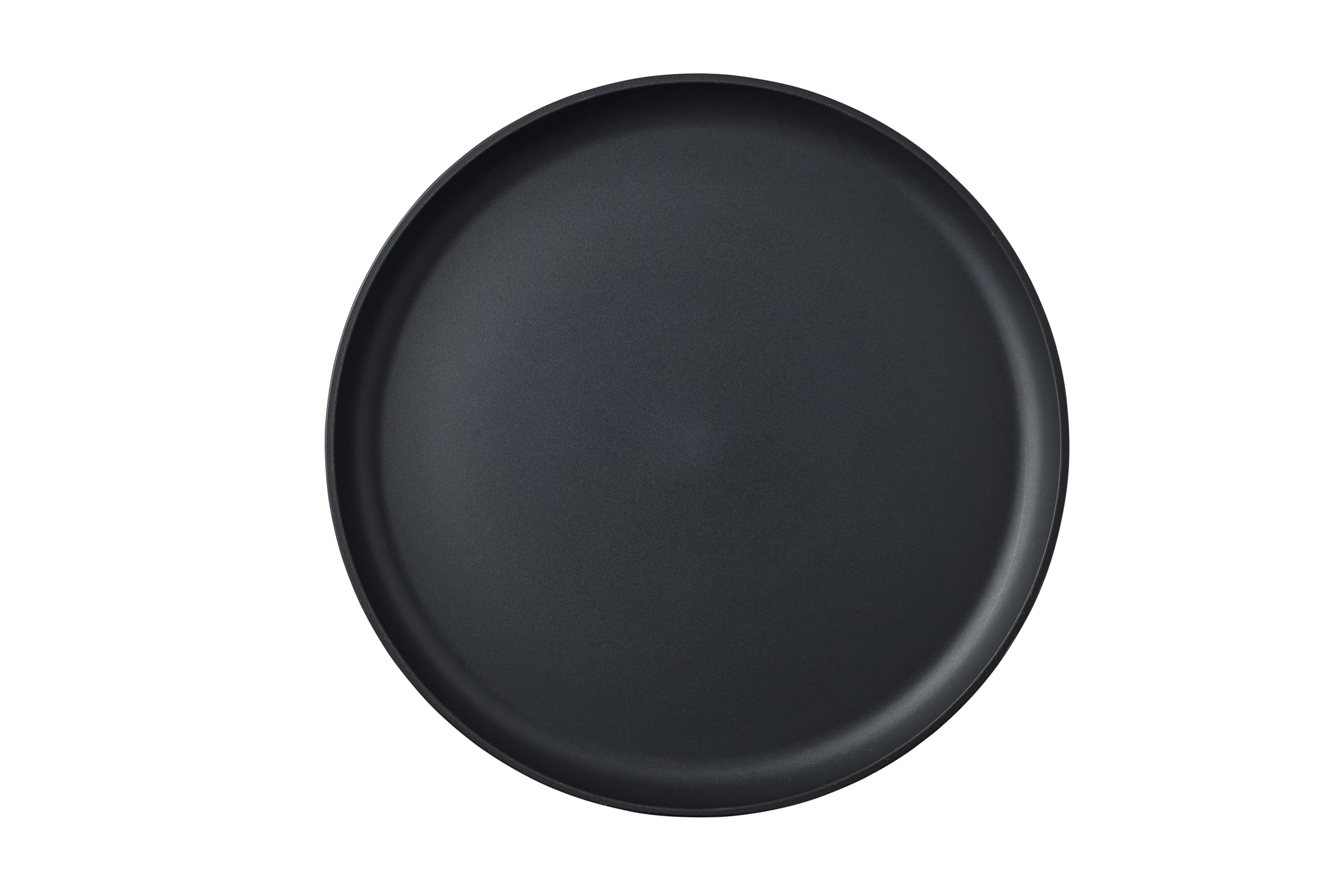 Mepal - Dinner plate Silueta - Dishwasher & microwave resistant - Plastic plates - Dinner plates - Tableware - 26 cm - Nordic black