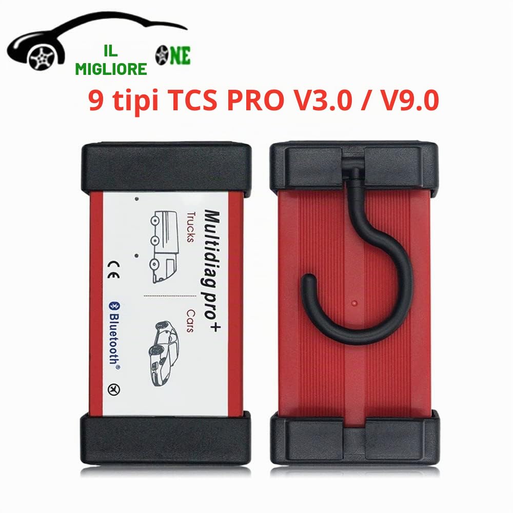 Multidiag Pro + 2020 23 Relè NEC Keygen Per Auto/Camion Scanner ODB2 Compatibile Bluetooth Autocoms Strumento Scanner OBD2 Interfaccia Diagnostica per Auto Con 8 Cavi per Auto