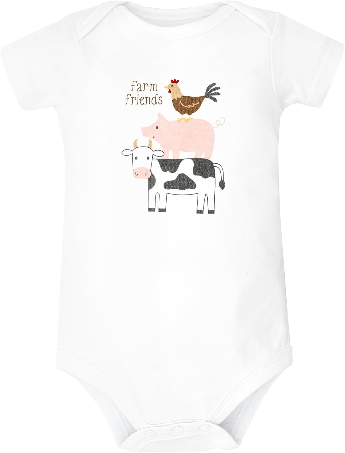 Hudson Baby Unisex Baby Cotton Bodysuits 5-Pack