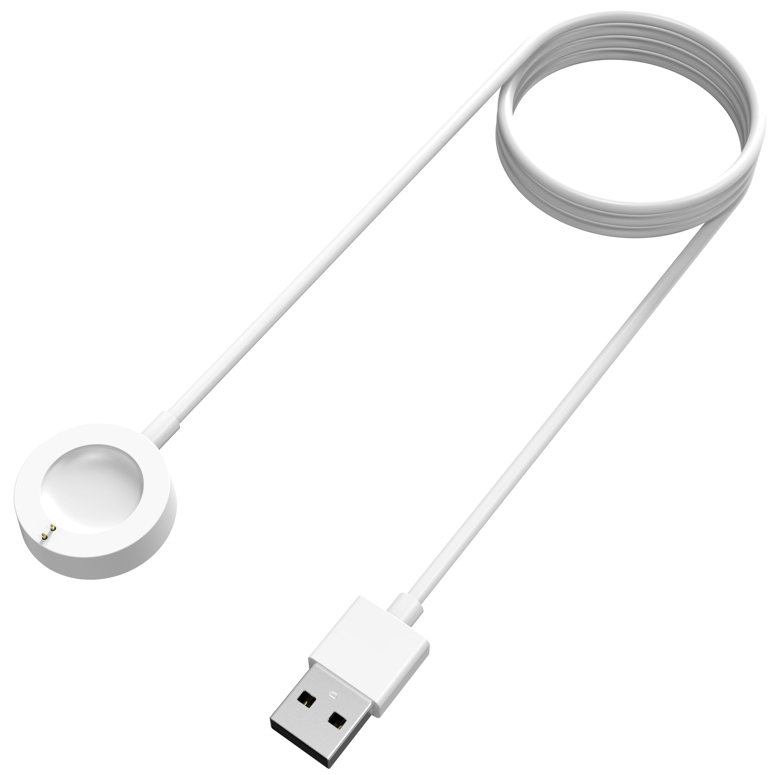 Sounce Charger Compatible with Fossil Gen 4, Gen 5, Skagen falster 2, Misfit Vapor 2 - USB Charging Cable 3.3ft 100cm PVC Material and Copper Wire - Smartwatch Accessories(White)-picture-15