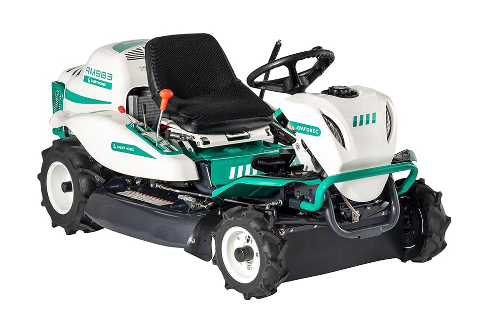 岩手県北上市発 乗用草刈機 ラビットモア 共立 RM980 オーレック HST