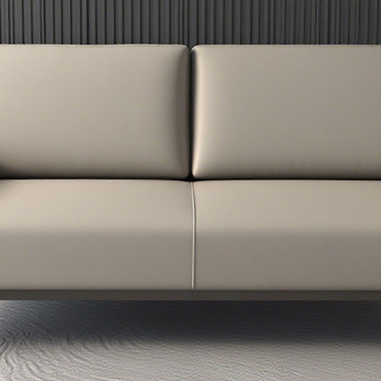 Sofá de recepción de oficina, hierro forjado, fácil de limpiar, ideal para sala de estar, salón y negociaciones de negocios