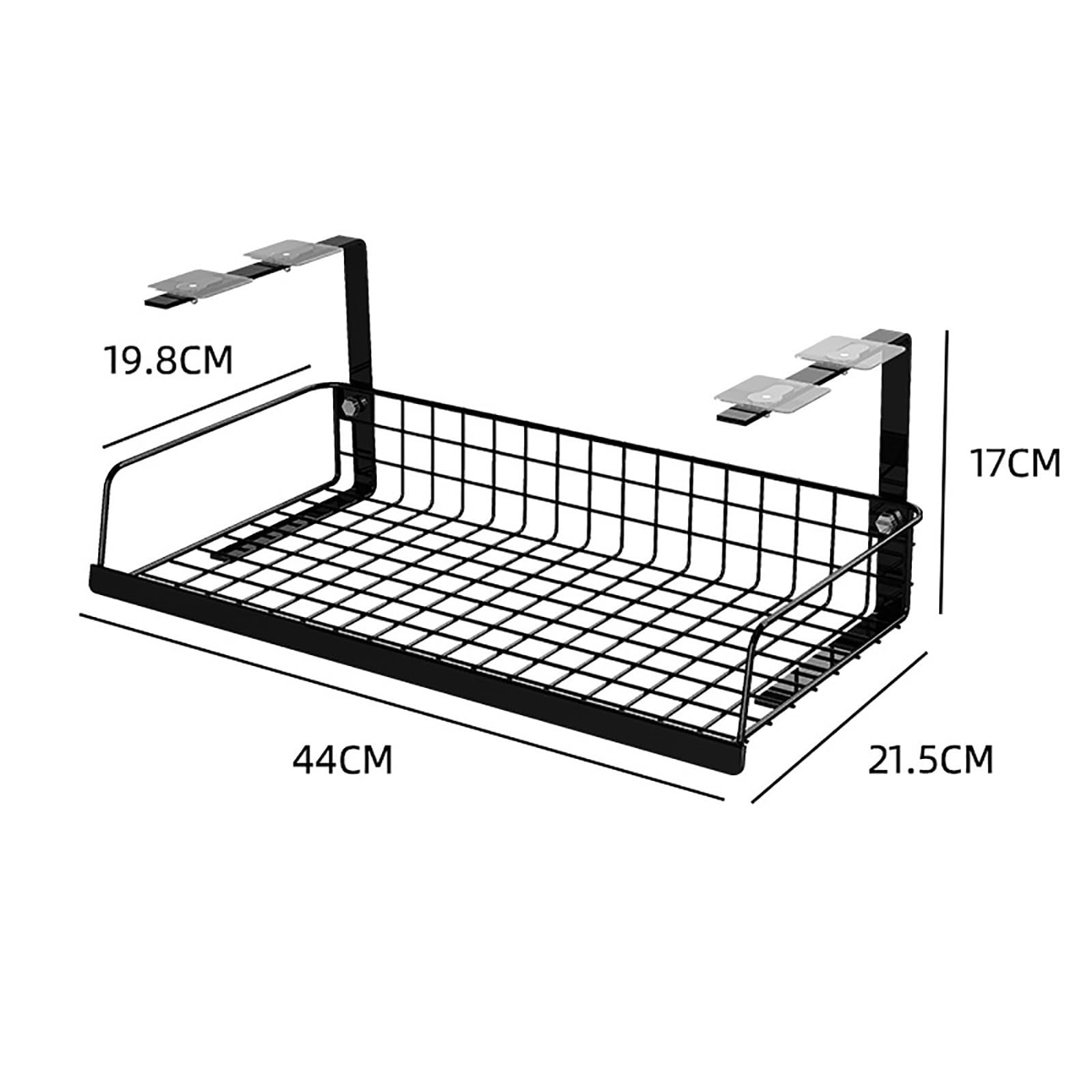 Taca do zarządzania kablami pod biurkiem stojak do zarządzania kablami menedżer kabli pod biurkiem organizer do przechowywania przewodów WiFi półka pod biurkiem organizer sznurkowy (kolor: biały, rozmiar: jeden rozmiar)