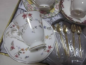 Amazon.co.jp: HOYA ホヤ ボーンチャイナコーヒーカップ＆ソーサー