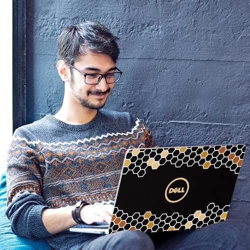 Image of Galaxsia Pattern D22 Top+Wrist Pad Vinyl Laptop Skin /Sticker /Cover Upto 15.6 Inches Laptops Laminated-Removable-HD Quality Compatible for Hp-Dell-Sony-Lenovo-Asus etc.(15x10 Inches)