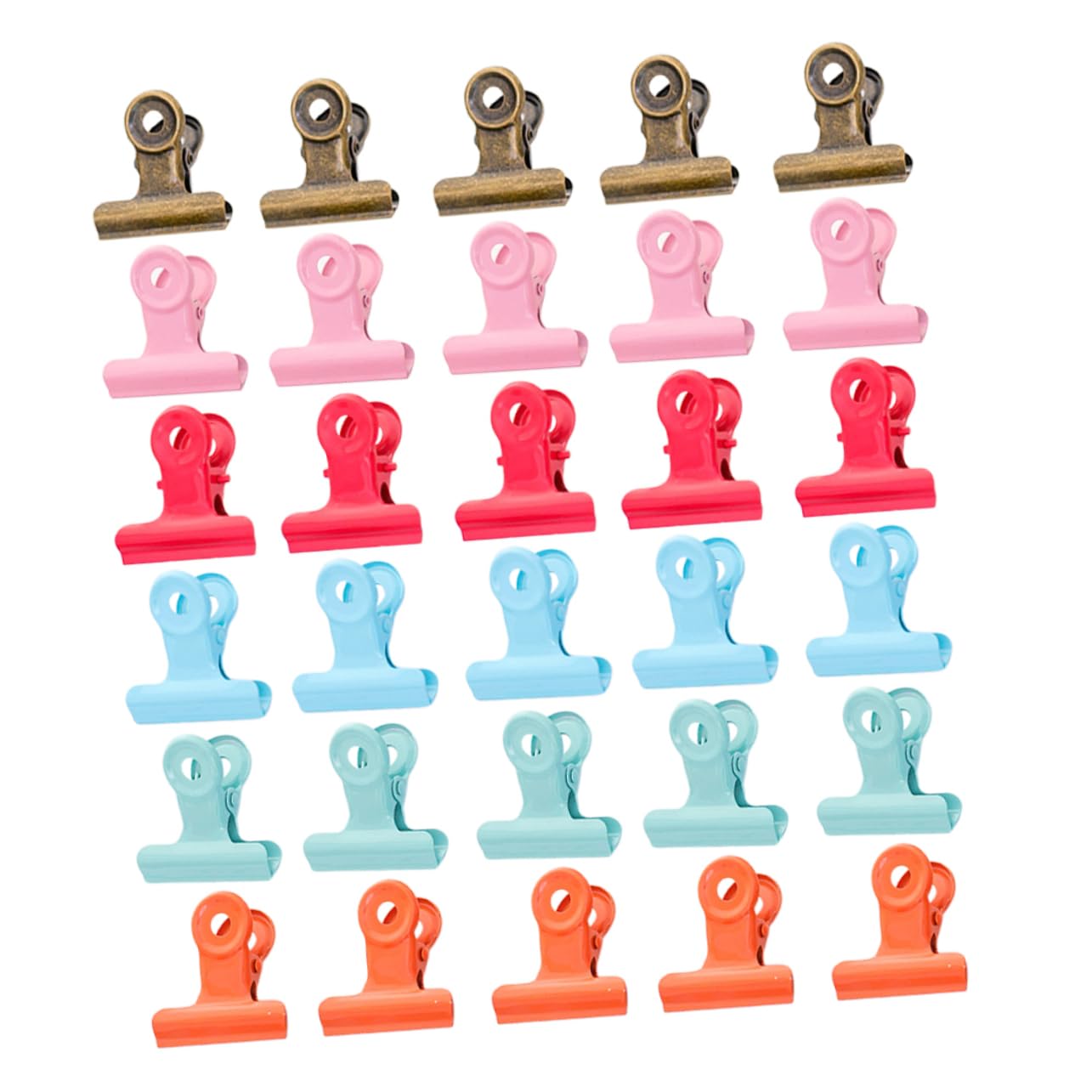 Lurrose 120pezzi Clip Metalliche Codino Fermacarte Per e Scuola Clip Per Documenti e Organizzazione Accessorio Versatile e Attività Commerciali