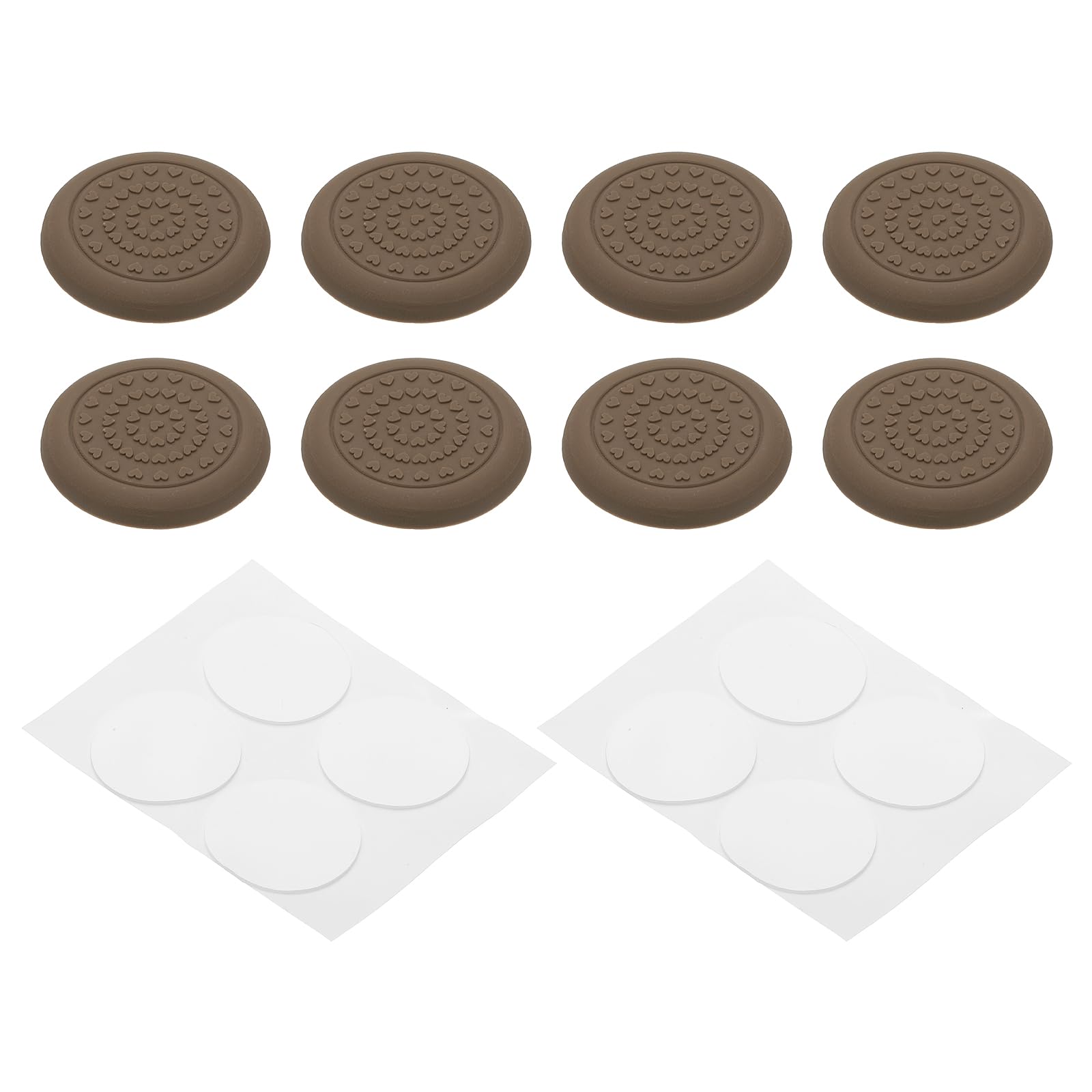 Almohadillas antideslizantes de goma de 1.6 pulgadas, protector de suelo para sofá y mesa