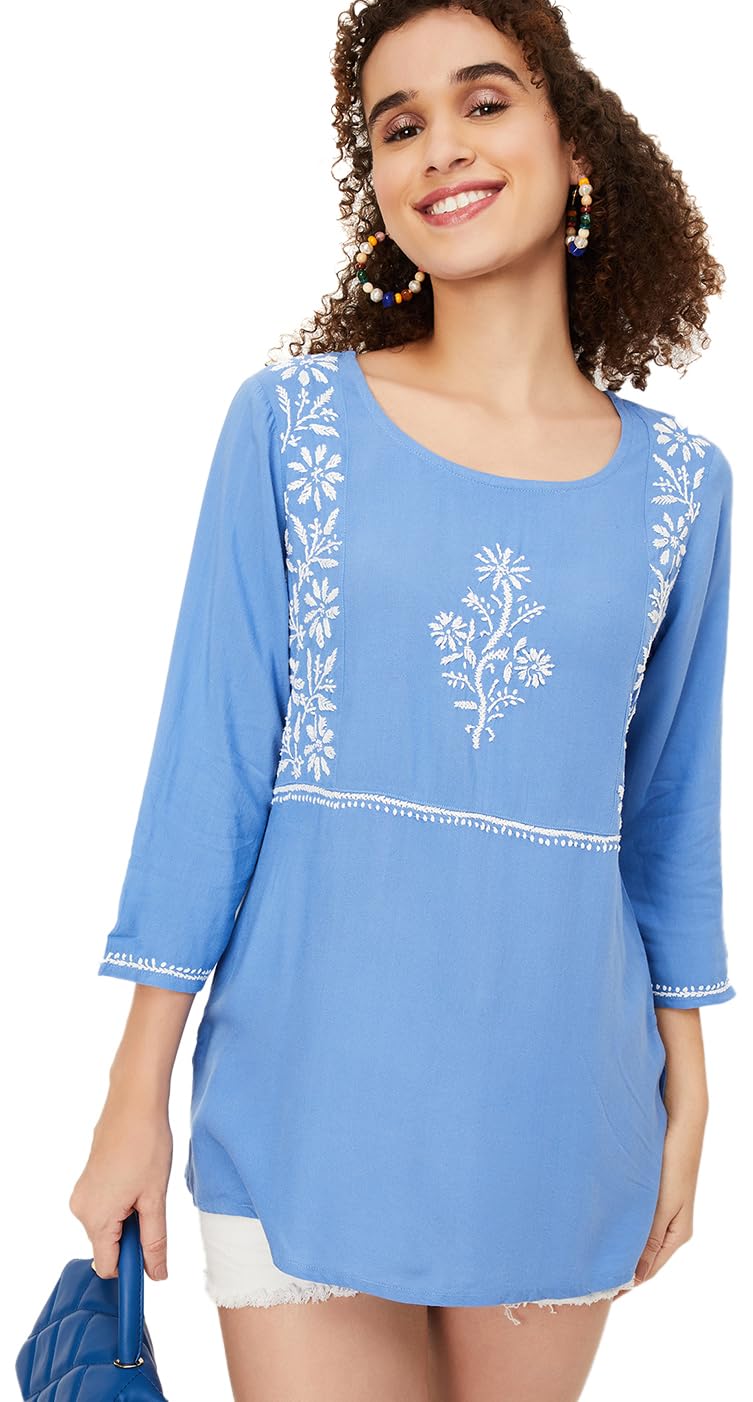 max Women's Rayon Regular Fit Kurta-picture-22