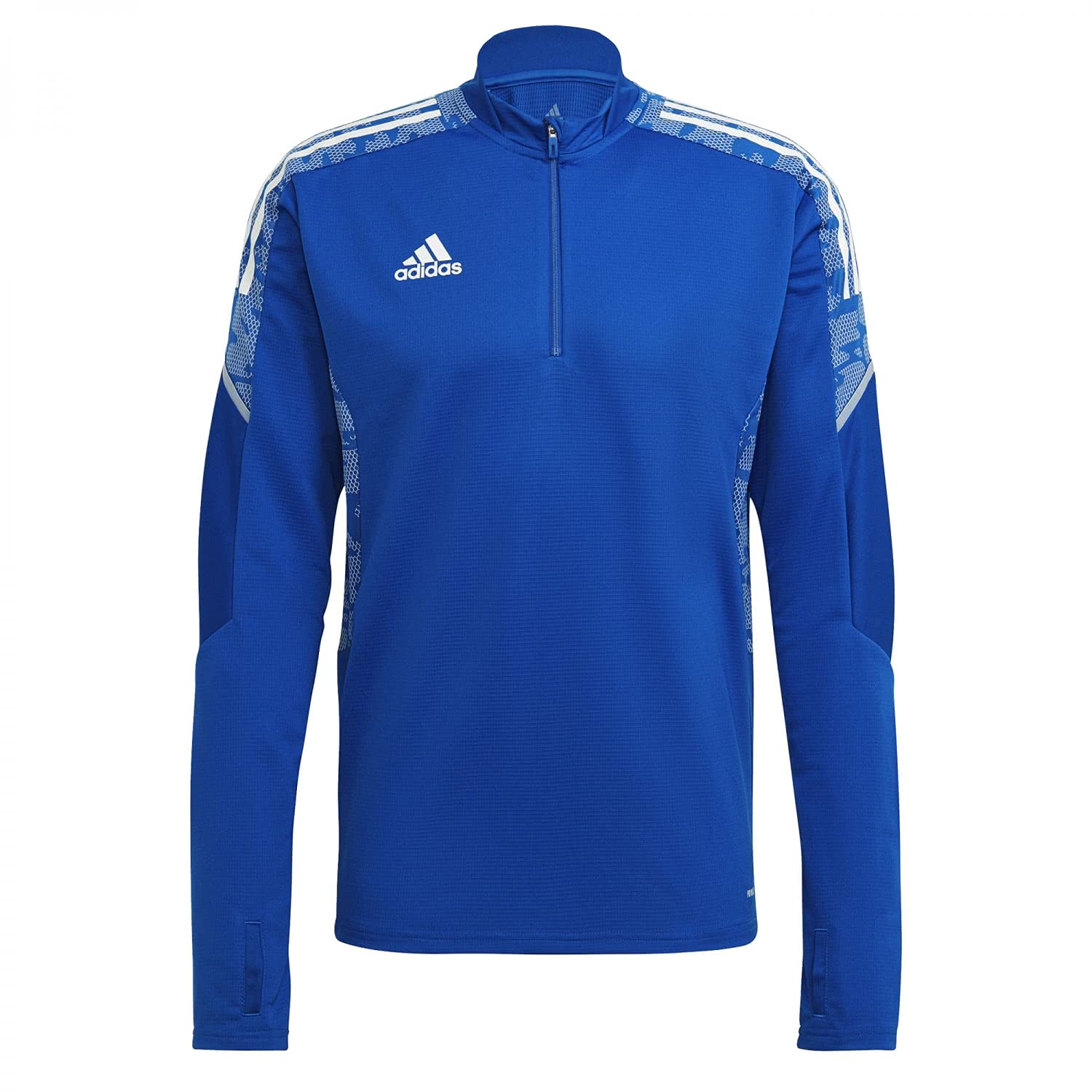 Adidas Condivo 21 PRIMEBLUE, Felpa da Allenamento Uomo, La Squadra Blu  Royal/Bianco, S : Amazon.it: Moda