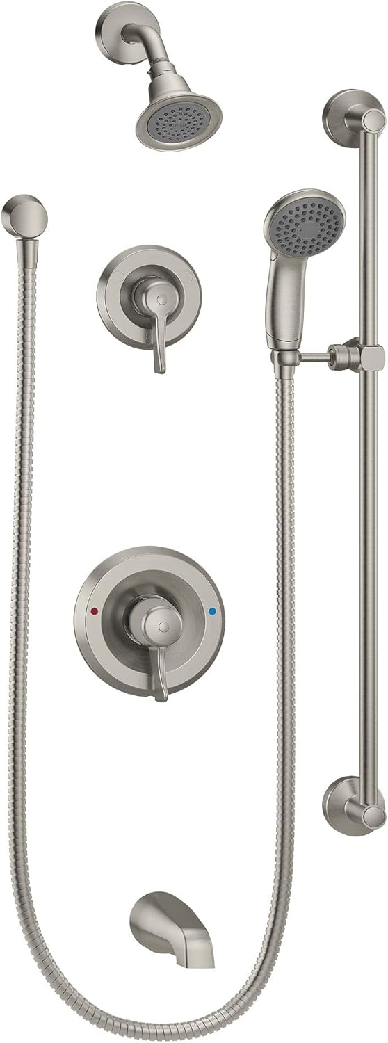 Moen T8343EP15 Commercial M-Dura Posi-Temp Tub/Shower Trim, Valve Required 1.5-gpm, Chrome