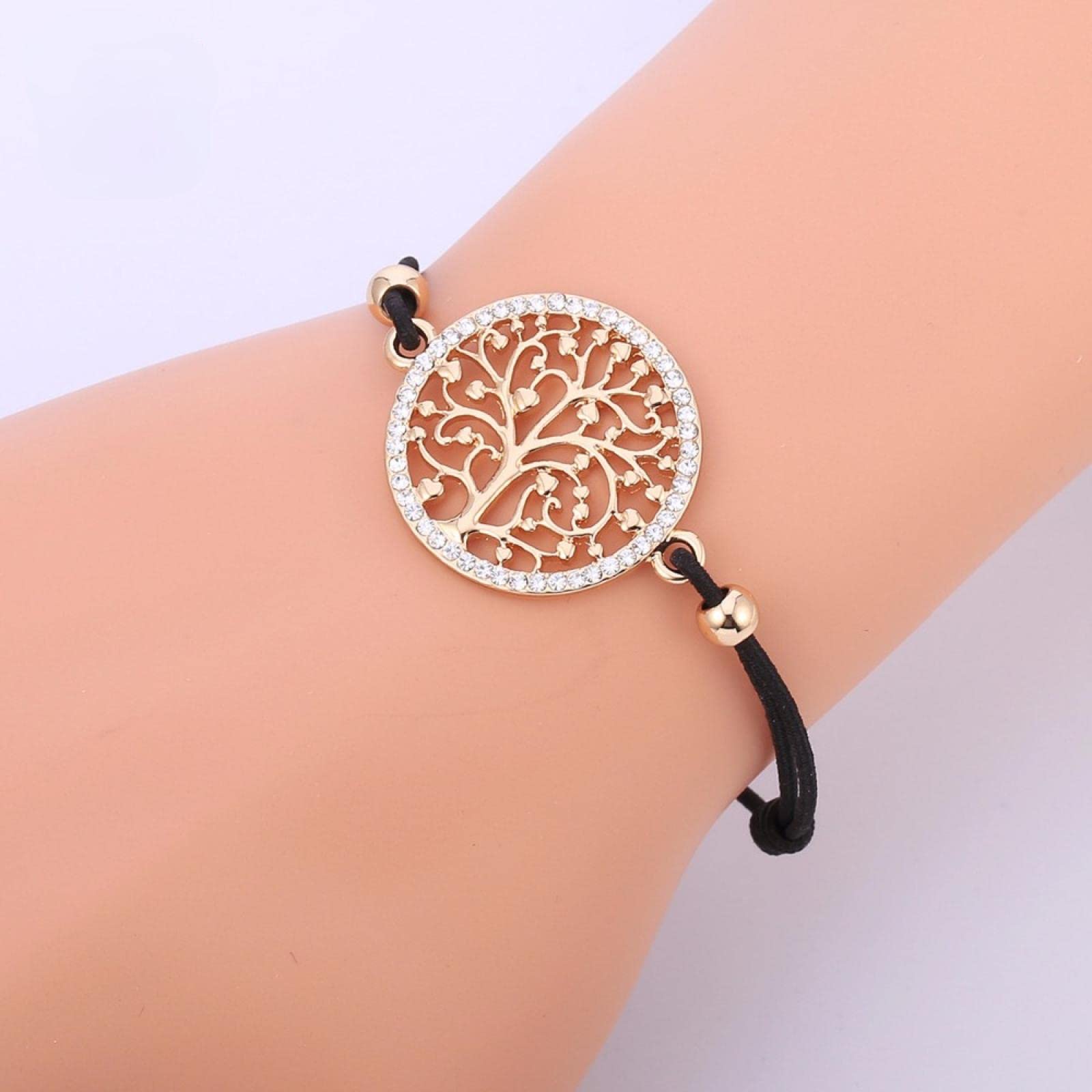 YCTTKDD Braccialetti Donna Bracciale da Donna Regalo per Ragazze per Cordino Elastico Regolabile a Portata di Mano