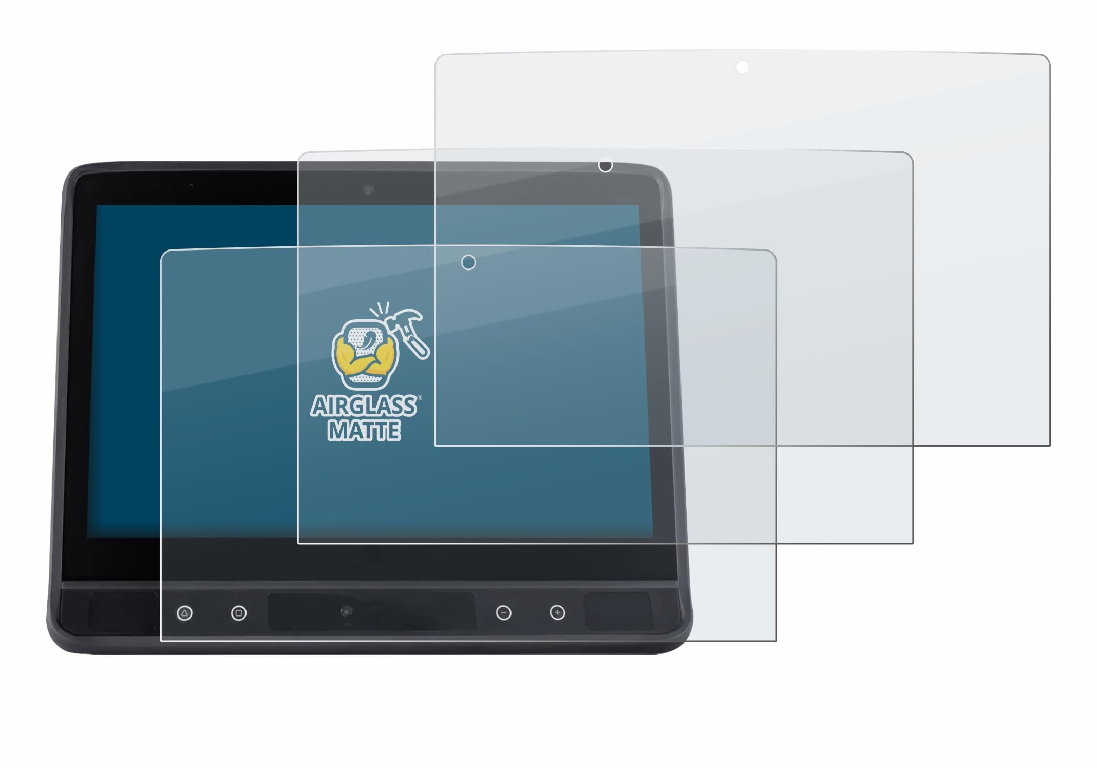 brotect 3 Pezzi Pellicola Vetro per Tobii Dynavox TD I-16 | Opaca Protezione Schermo Made in Germany, Anti-Riflesso Durezza 9H Anti-Graffio