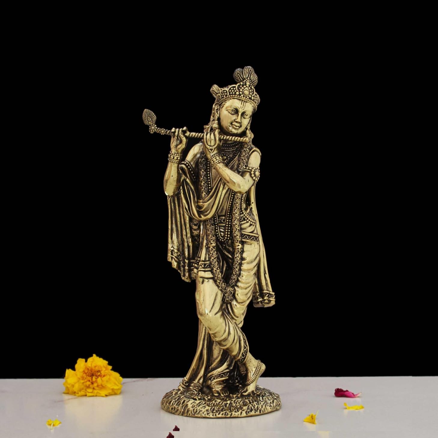 Krishna Showpiece - Resin Deity for Gifting -11