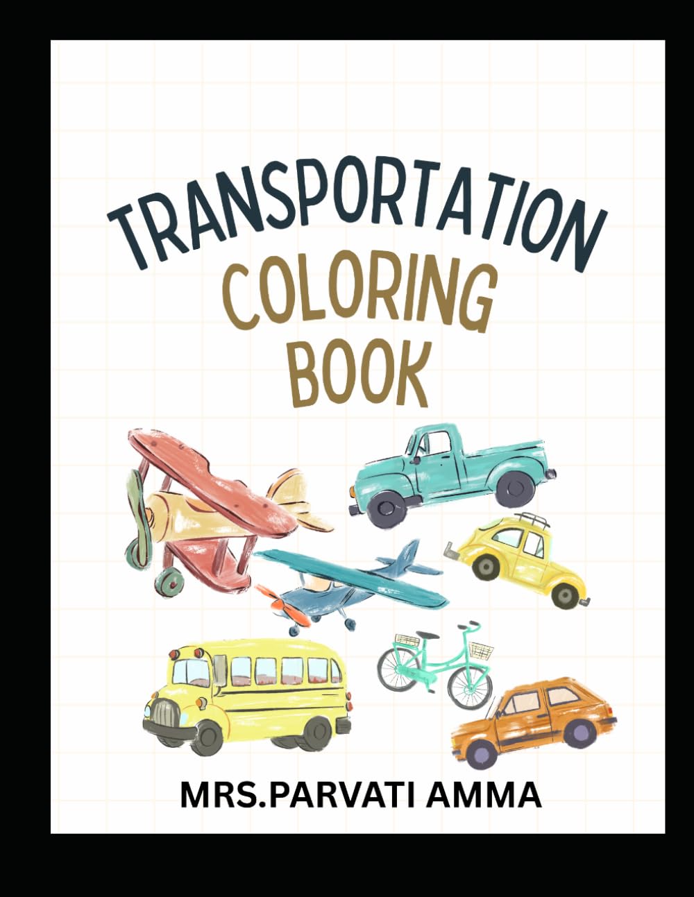 TRANSPORTATION COLORING BOOK