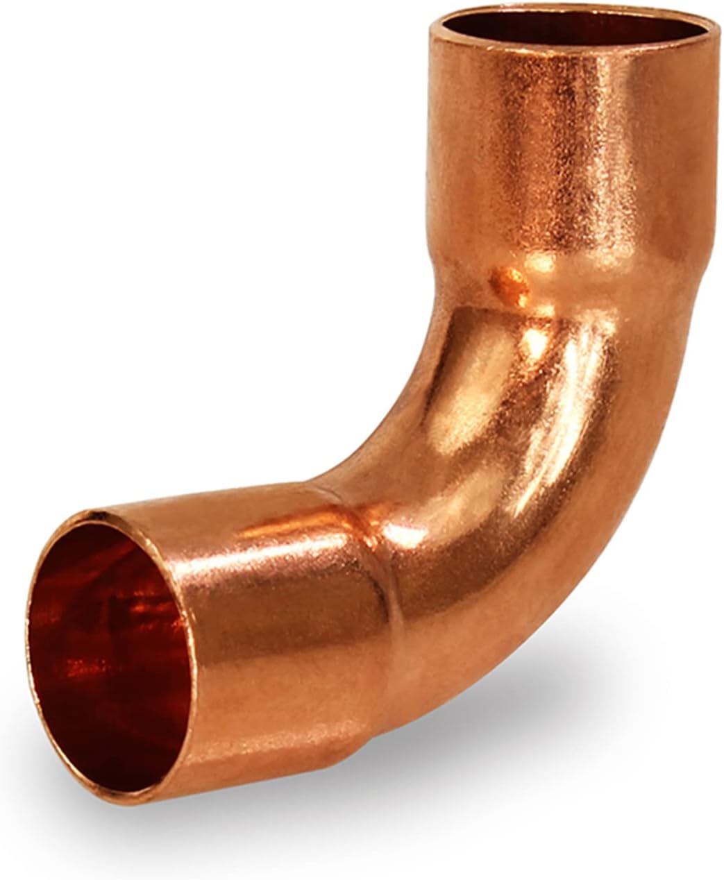 DDMU0018 Long radius 90 degrees elbow fitting, 1/8, Copper