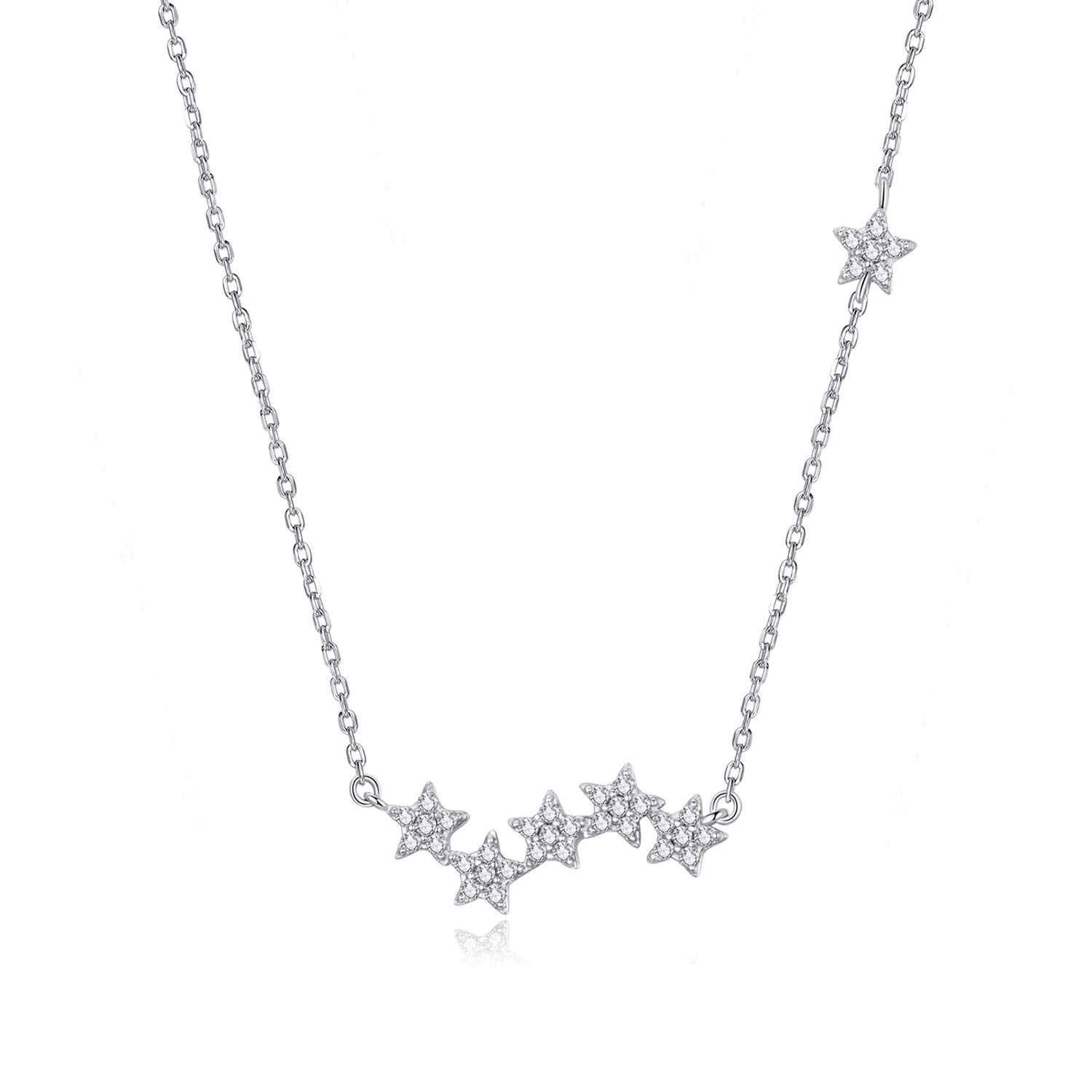 Collier étoiles en argent 925, le cadeau de mariage idéal pour sublimer une mariée - 7
