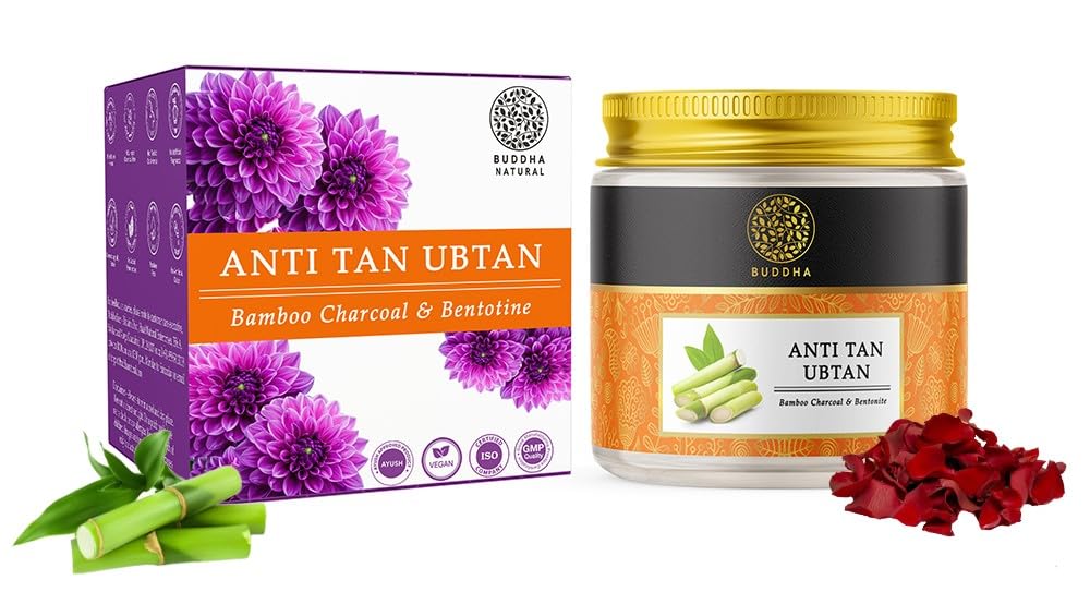 Buddha Natural Tan Ubtan (50 Gms) - 100% Ayush Certified - Help With Tan Removal, Enhance Skin Complexion - Chemical Free - Premium Clays-image-16