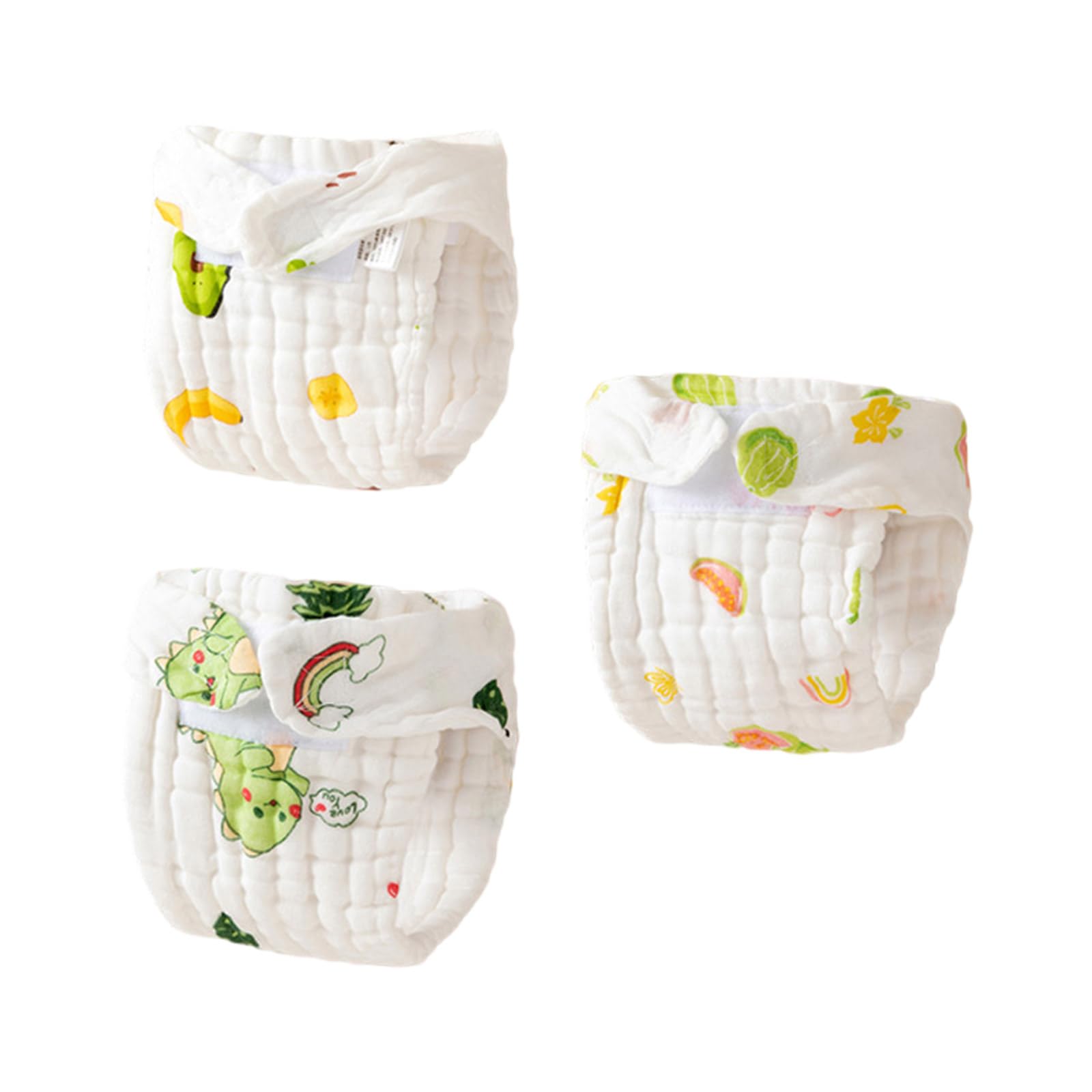 of 3pcs / 5pcs 0-12 Months Baby Diapers and Absorbent Nappies for Sensitive Skin and Four Season Use Cotton Nappies