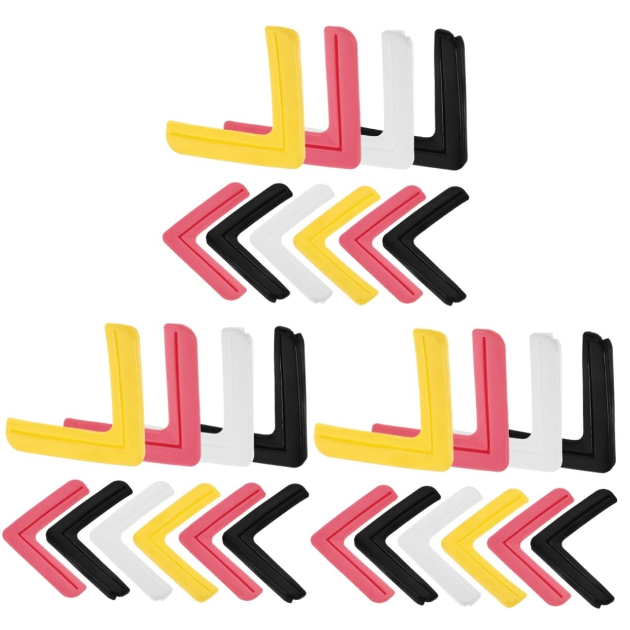 Toddmomy 3 Series Cantoneras De Esquinas Y Instalación Protección Muebles Y Seguridad Infantil Color Aleatorio Mesas Y Muebles 12 Piezas X 3