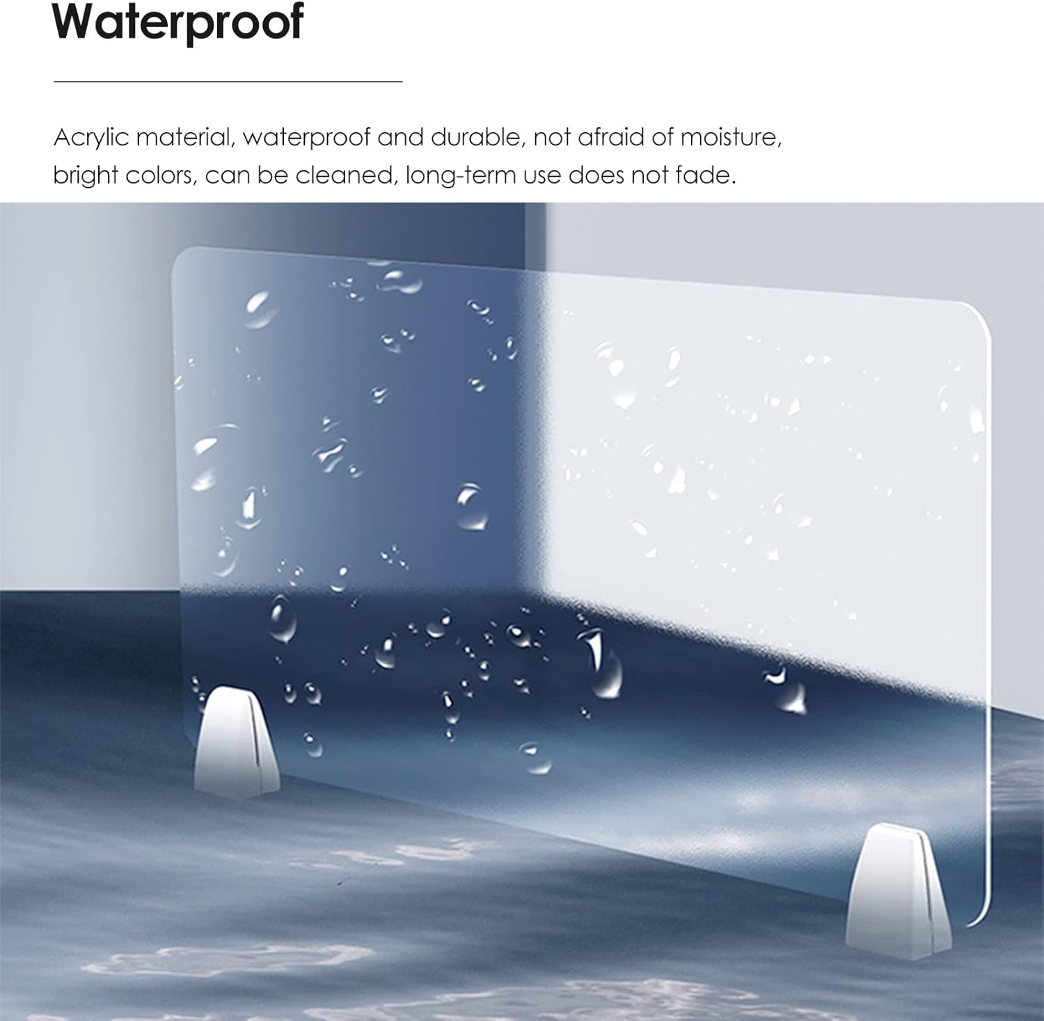 Classroom Privacy Shields for Student Desks, 31.5x11.8 inch Freestanding Desk Partitions, Office Furniture Dividers, Testing Privacy Panels for Enhanced Focus