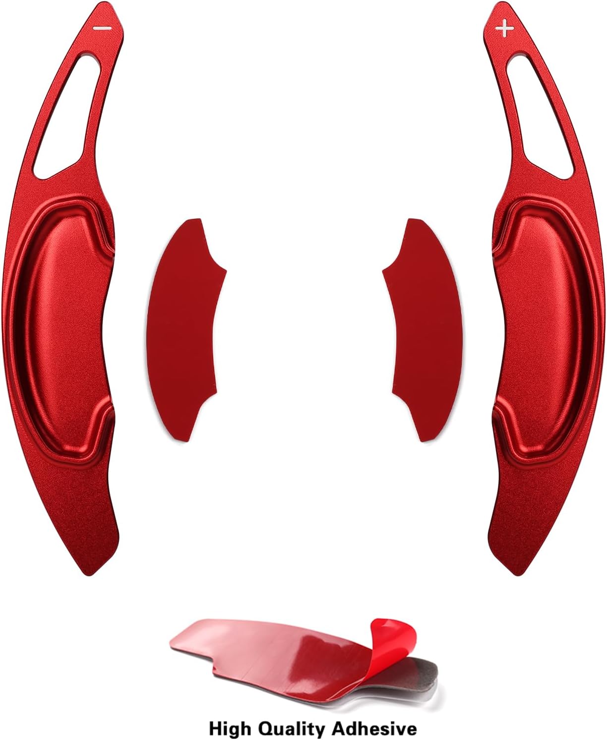 CKE Compatible with Honda Civic 2022-2026 for CR-V Accord Pilot 2023-2026 Accessories Sporty Car Paddle Shifter Extension Interior Shift Cover Trims -Red