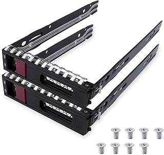 3.5" LFF SAS SATA Drive Tray Caddy Hot-Swap 774026-001 797520-001 797519-001 Compatible for HP Apollo 4200 4510 1650 ProLiant ML350 ML110 G9 Gen10 Servers (2-Pack)
