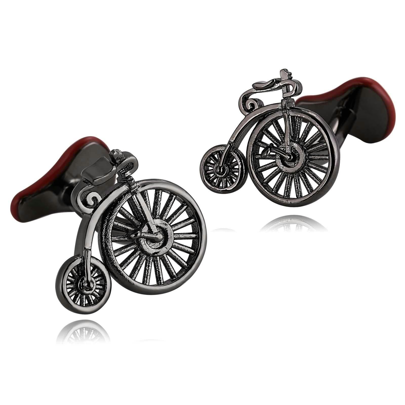 Gemelos de bicicleta de carreras acabado plata y acero inoxidable 5