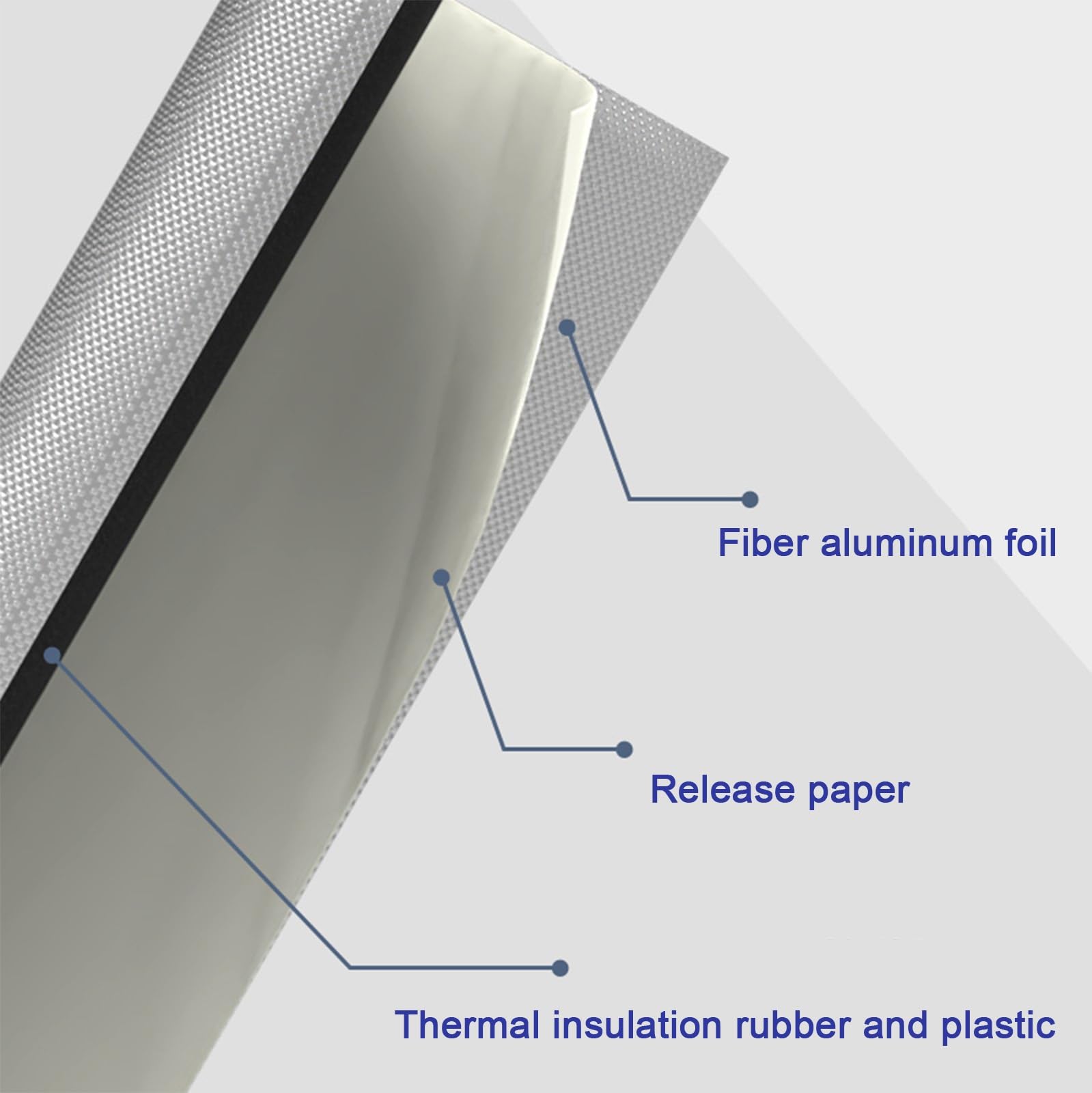 Autosellante Coquilla Aislante, Papel de Aluminio Tubo Espuma Aislante, 4cm de Espesor Aislamiento de Tuberías, Envolver Aislamiento Tuberías(11cm/4.3in)