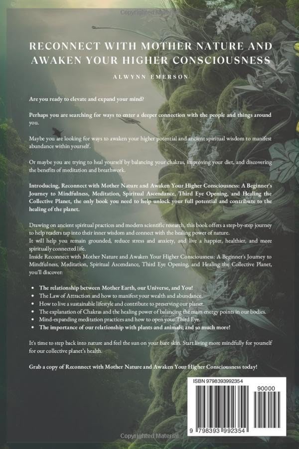 Miniatura 2 de Reconnect With Mother Nature and Awaken Your Higher Consciousness A Beginner's Journey to Mindfulness, Meditation, Spiritual Ascendance, Third Eye