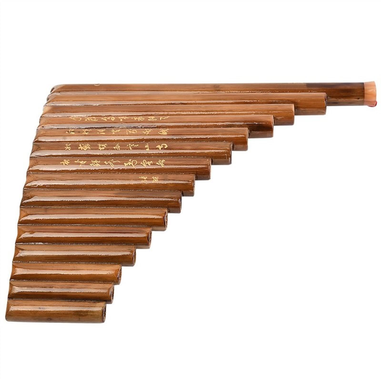 Zampoñas Flauta De Pan Marrón De 15 Tubos, Llave G, Instrumento Musical Chino, Tubos De Pan, Instrumento De Viento De Madera