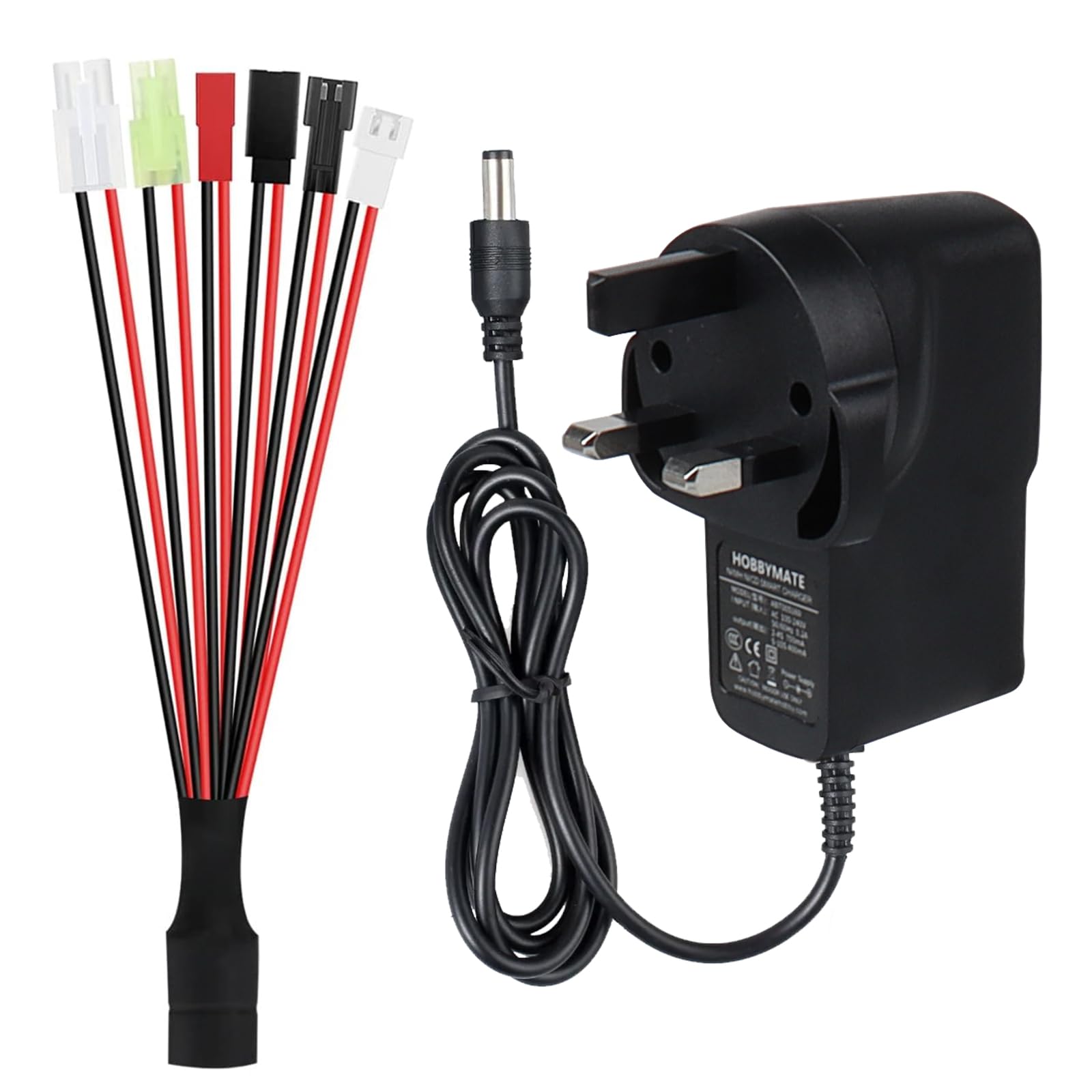 Cargador inteligente NiMH para coche RC que evita la sobrecarga de baterías 2-10S 8