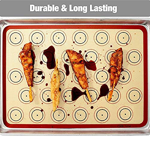 Cook Time SILICONE MACAROONS BAKING SHEET MAT Macaron Silicone Baking Mat thumb #3