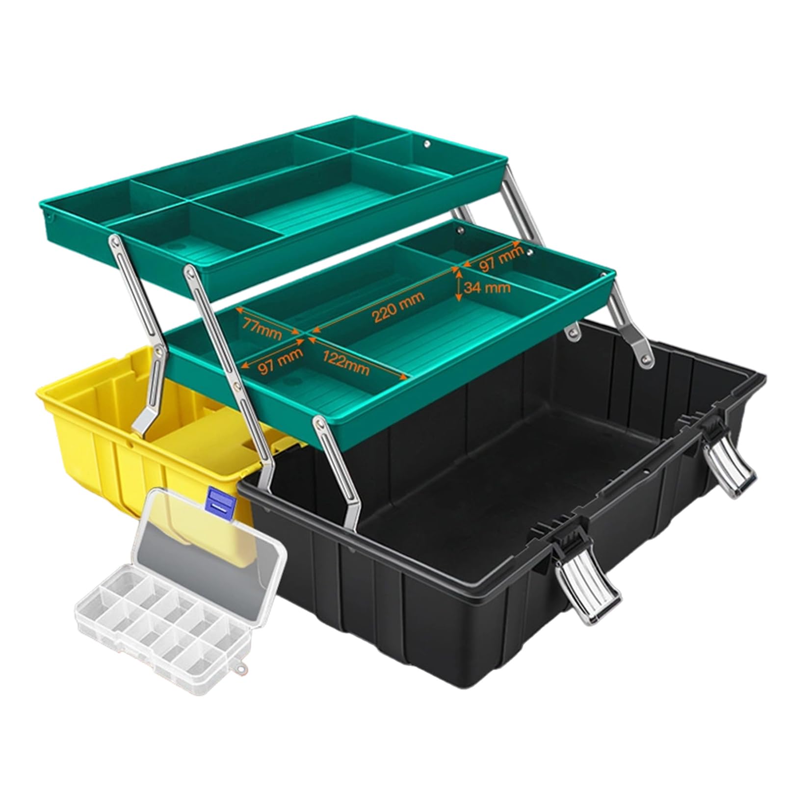 Amazon.co.jp: 工具箱 修理 工具 收纳 ツールボックス 3段/2段 大型