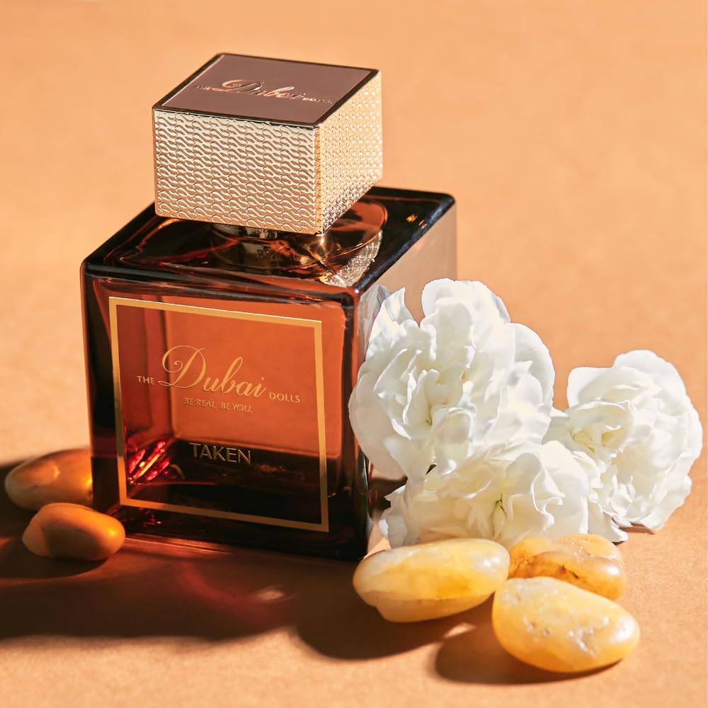 Luxury Eau de Parfum for Women – TAKEN | Oud fragrance with a woody aroma and captivating finish | Versatile for day and evening | jasmine, saffron, and amber (100ml)