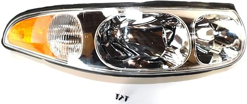 Miniatura 2 de Garage-Pro Conjunto de faros delanteros para Buick LeSabre 2000 y 2005, lado del conductor y del pasajero halógeno con bombilla(s) Luz alta lisa