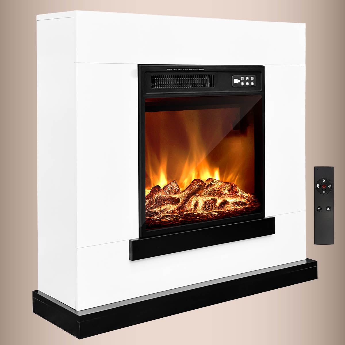 Elektrokamin | 2 Heizstufen | 900W - 2000W | viele Modelle | LED - 3D Flammeneffekt mit Farbwechsel | inkl. Fernbedienung Timer & Thermostat | Überhitzungsschutz | Flair