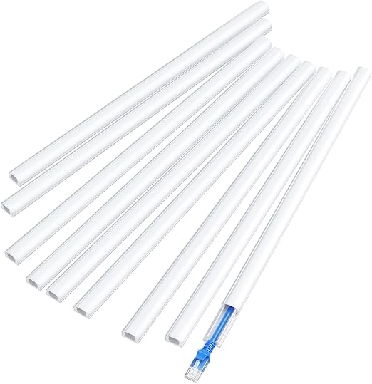 Cord Cover Wall, 142in OneCord Channel Cord Hider Wall, Mini Size Wire Covers for