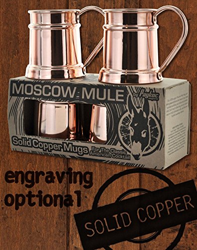 13.5oz Solid Copper Moscow Mule Mug by Paykoc MM12082