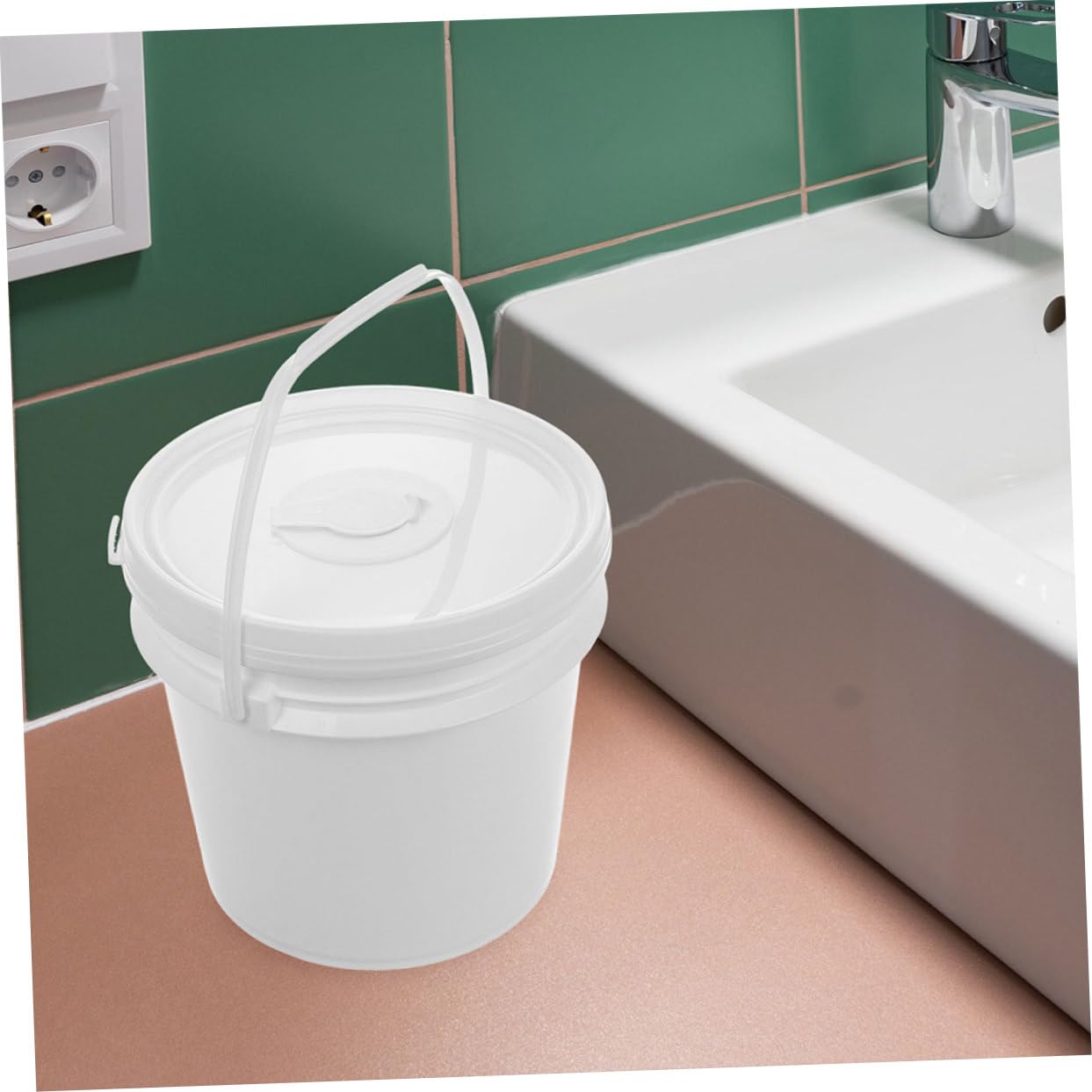 PACKOVE Boîtes Distributrices de Lingettes Humides Grosse Capacité Lot de 2 en Plastique Blanc Matériau Sûr, pour Voiture et Salle de Bain