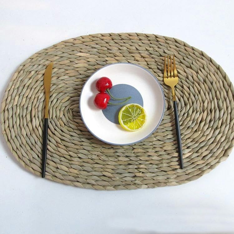 Sets de table ronds pour repas en terrasse et décoration de la maison