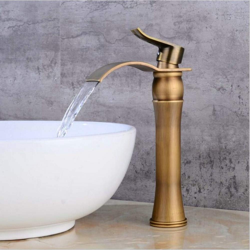 WIQUYBML Kitchen Taps Basin Faucet Brass Material Black Bathroom 5 Colors Torneiras para Pia de Banheiro Wash Gold Waterfall