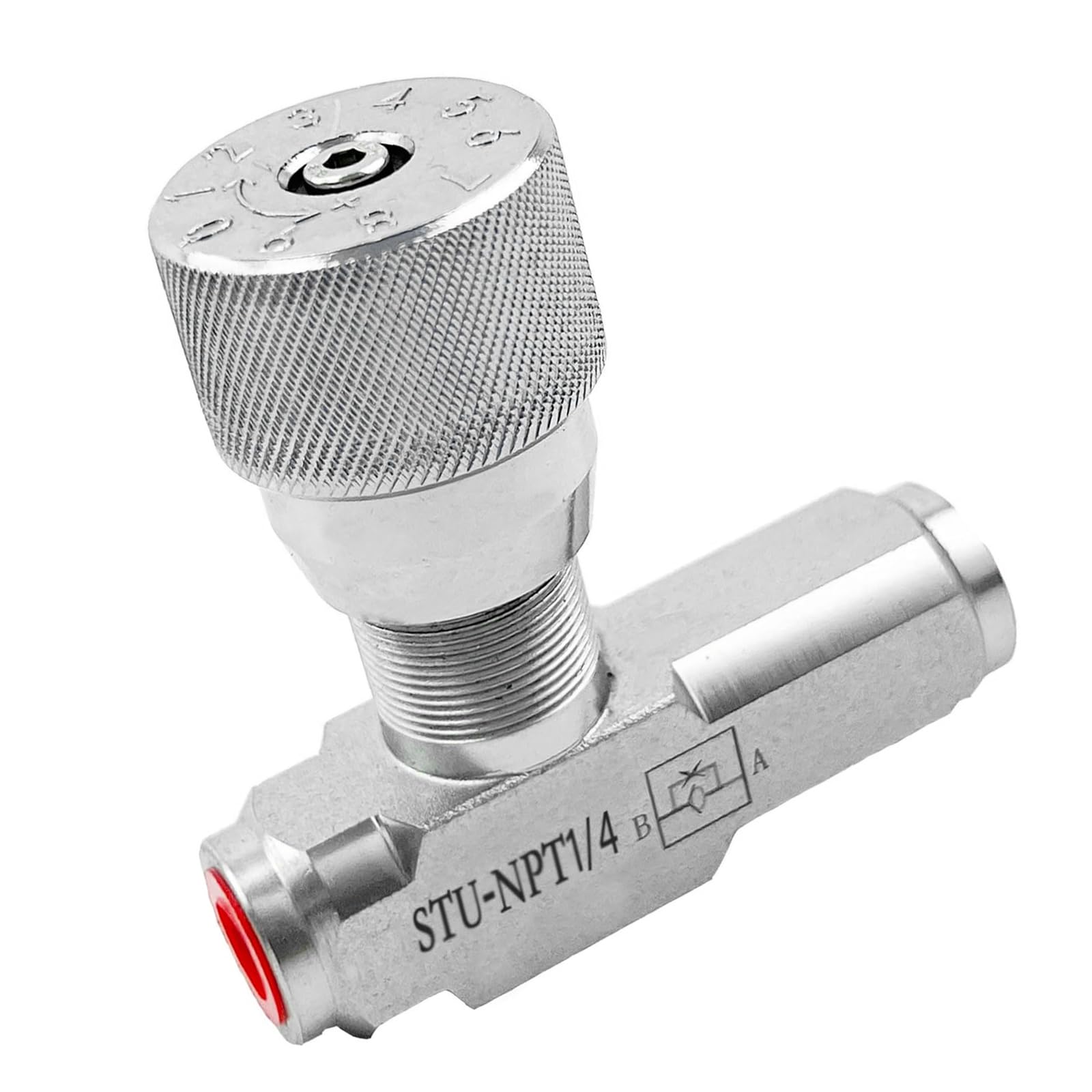 Carbon Steel Single Way Throttle Check Valves Replacement Hydraulic Flows Control Needle for Oil Flows Control Needle