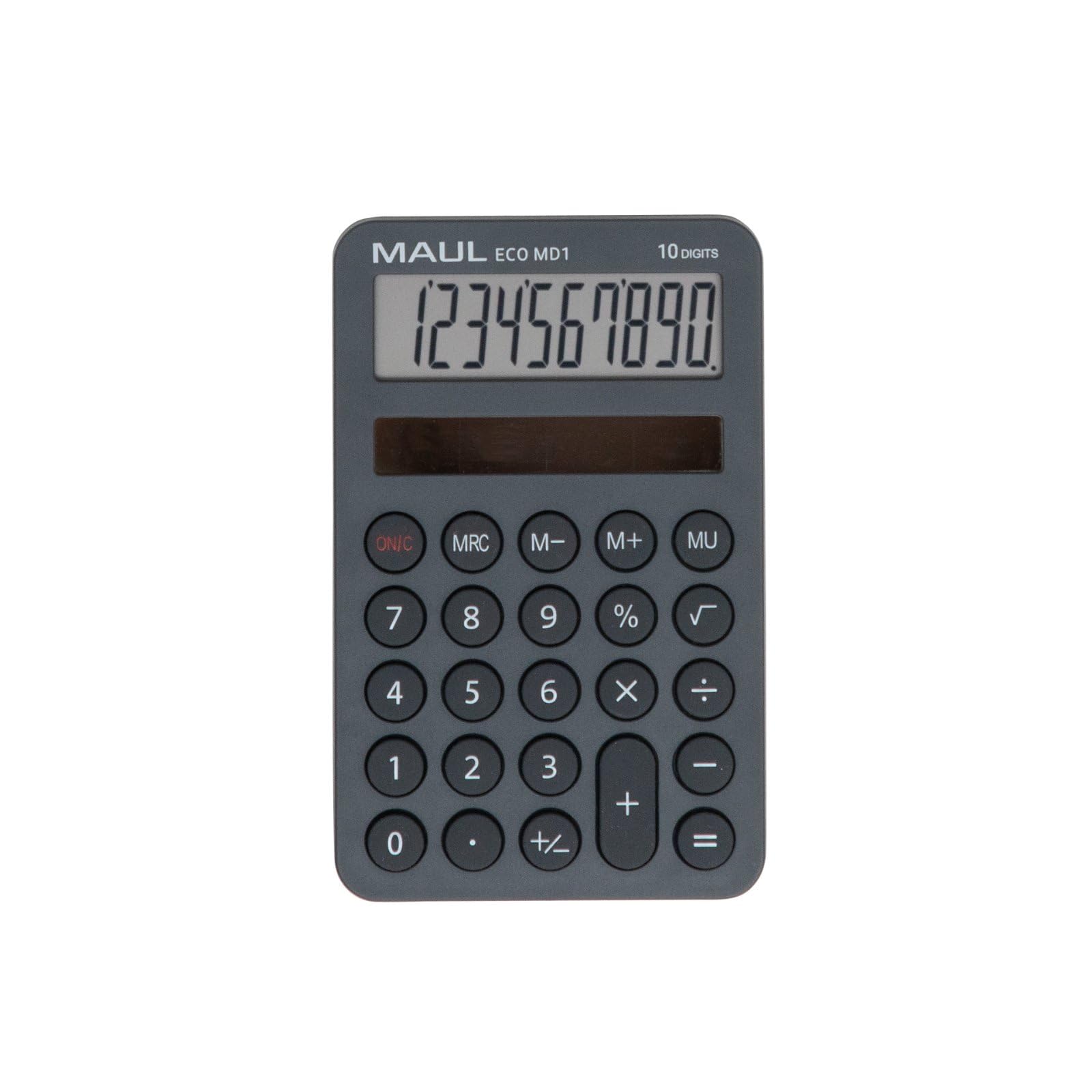 : ブルーエンジェル⁄uz116 グレー MAUL Eco MD 1 ソーラー電卓 10桁と5つの機能 60%リサイクルプラスチック製 卓上電卓 オフィス 学校 : 文房具・オフィス用品 : ブルーエンジェル⁄uz116 グレー MAUL Eco MD 1 ソーラー電卓 10桁と5つの機能 60%リサイクルプラスチック製 卓上電卓 オフィス 学校 : 文房具・オフィス用品