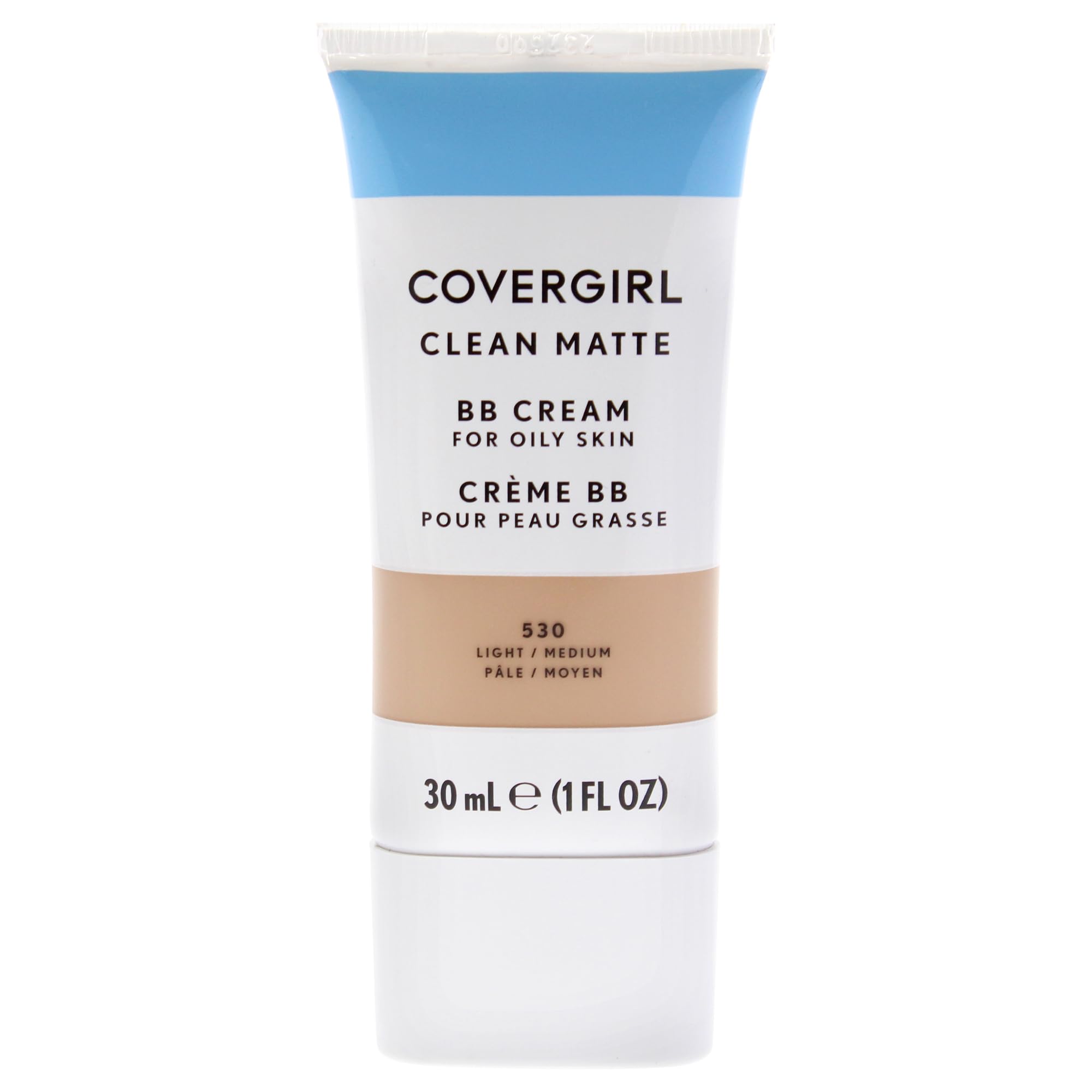 COVERGIRL Oily Skin Clean Matte BB Cream, Medium Light/530, 1 oz (Packaging May Vary) Water Based Oil-Free Matte Finish BB Cream