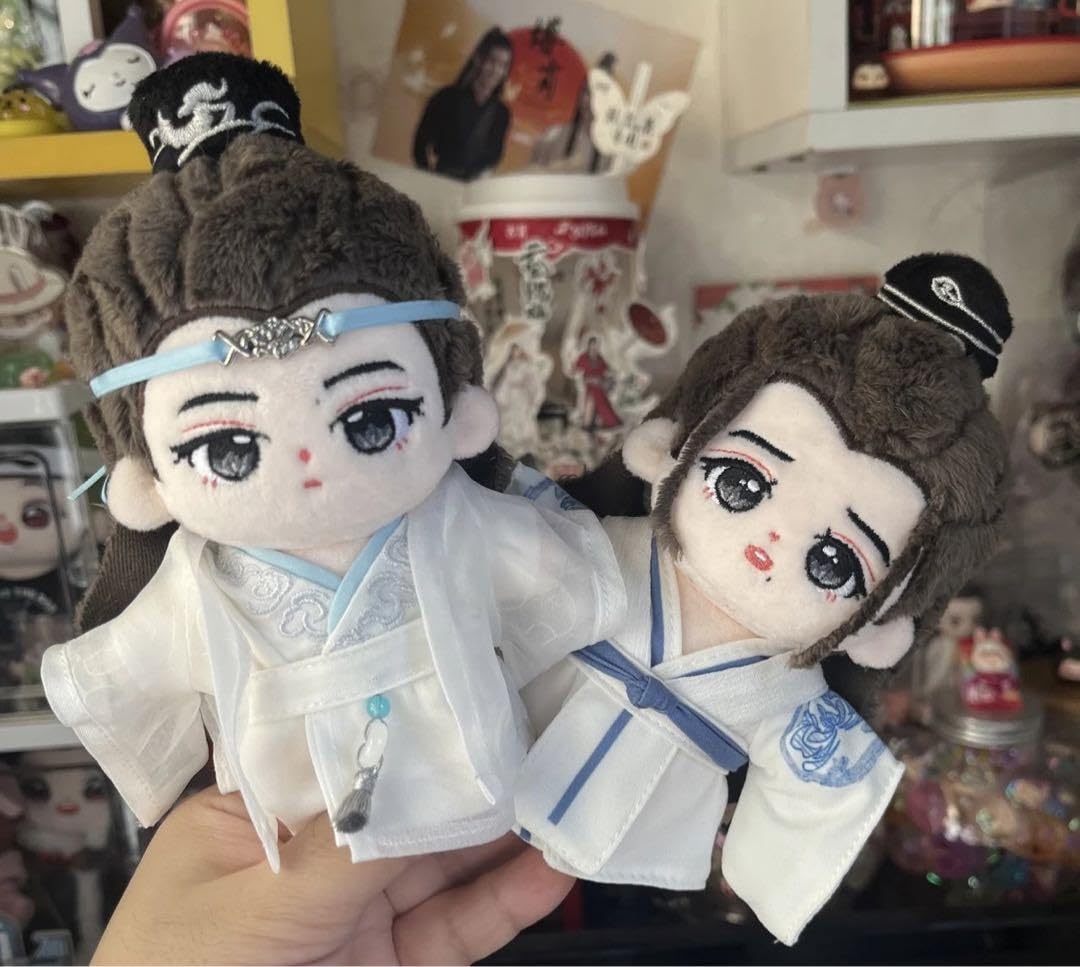 陳情令　肖戦　王一博　人気ぬいぐるみセット 陳情令 王一博 イボ 肖戦 忘羡10cmぬいぐるみ本体ペア確認用1