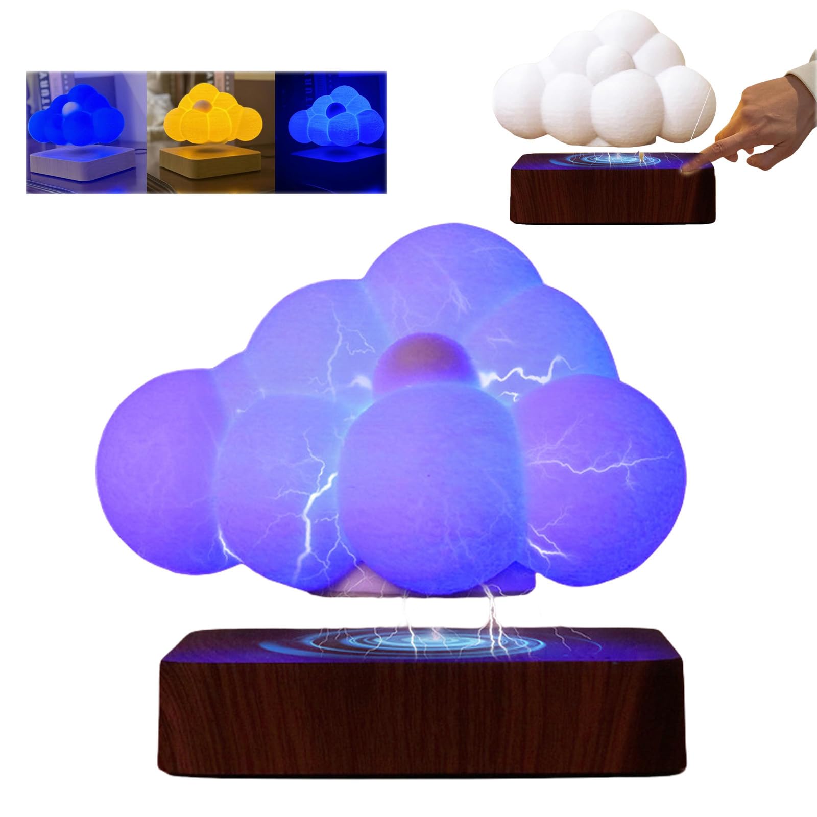 Amazon.co.jp: 2024浮くランプ 浮くランプ 照明 雲型デスクライト 雲