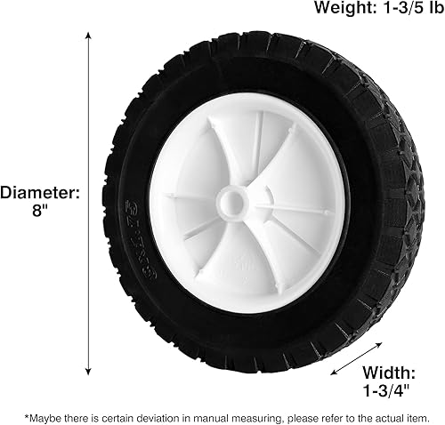 Miniatura 2 de Ruedas de 8 pulgadas y ruedas de 7 pulgadas para cortacésped CraftsmanAYPMTD, vagón de radio, parrilla de barbacoa, camión de mano y rociador de