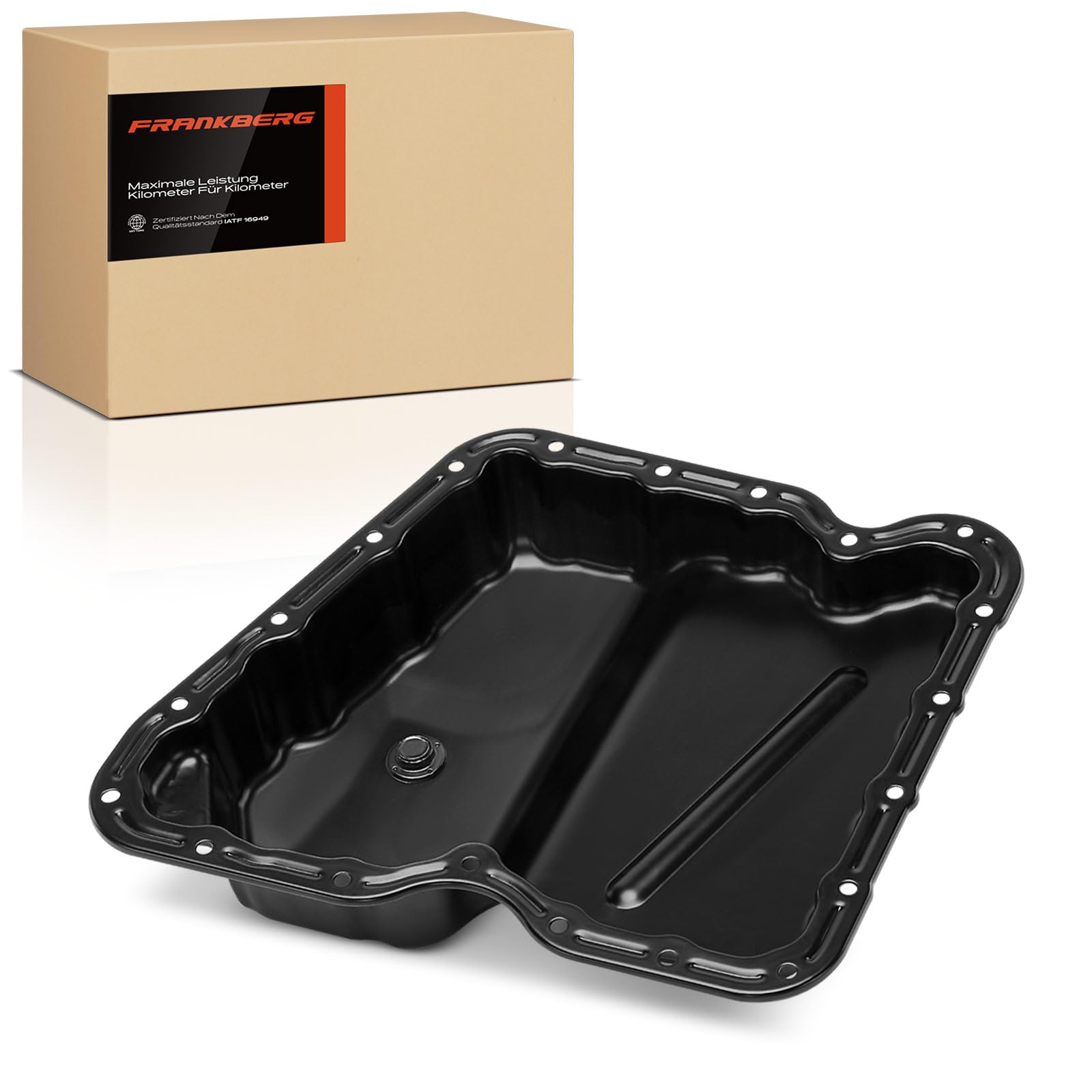 Frankberg Coppa dell'olio con tappo di scarico olio 8200805601 | Compatibile con: Movano B pianale/telaio X62, NV400 pianale/telaio X62 X62B, Movano B Box X62, Master III pianale/telaio