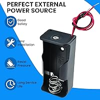 Vista 4 de SDTC Tech Paquete de 2 1 caja de batería de celda C de 1,5 V tamaño C con cables de alambre