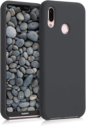 kwmobile Funda para Huawei P20 Lite - Carcasa de [TPU] para tel?fono m?vil - Cover [Trasero] en [Negro Mate]